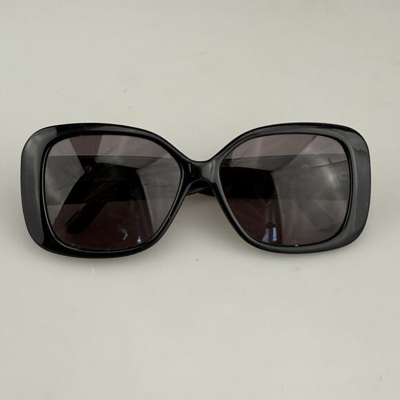 Les Copains Sunglasses mod. LC 210 Black Oversized Butterfly Shades Vintage main image 5